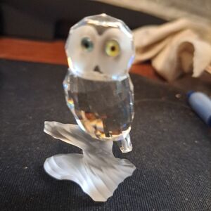 Swarovski Owl Up In The Trees 2"  Retired Excellent Condition